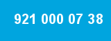 921 000 07 38 921 000 07 38